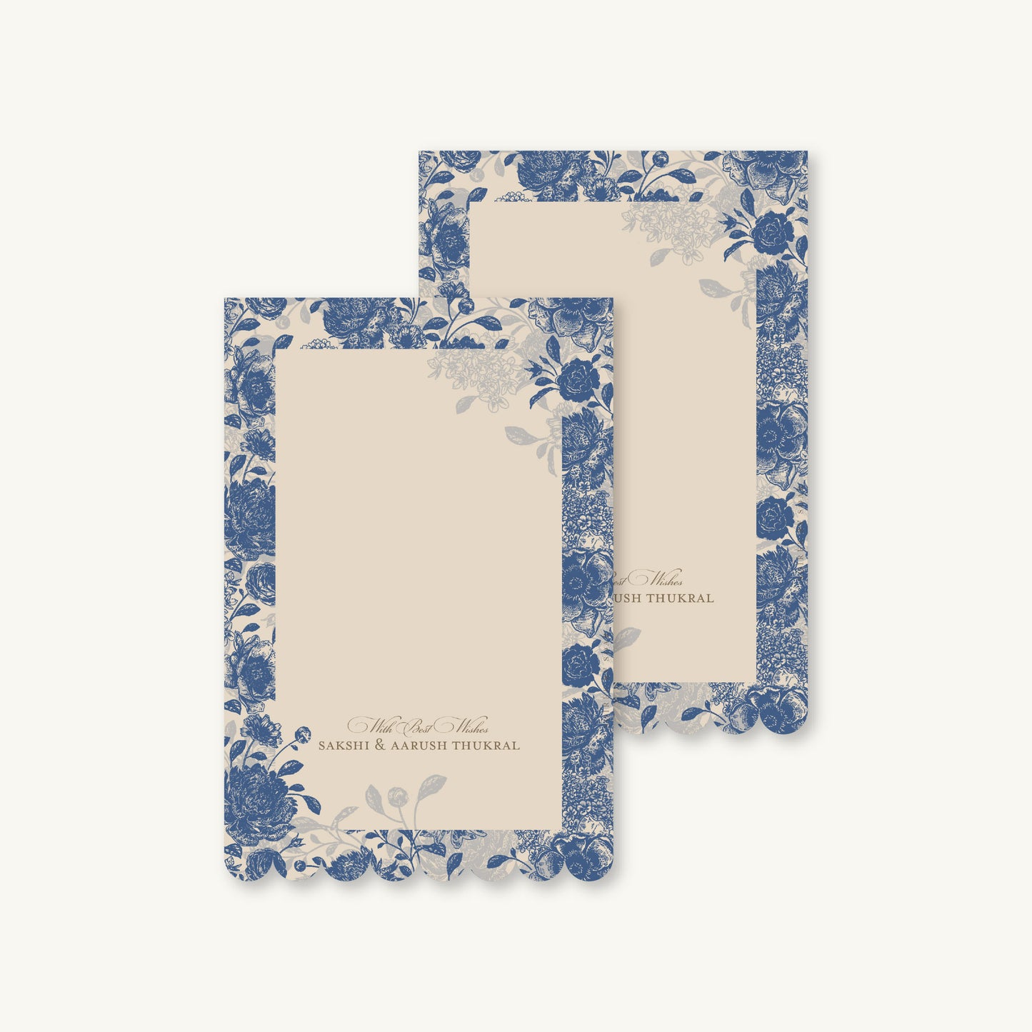 Blue Bloom Note Cards