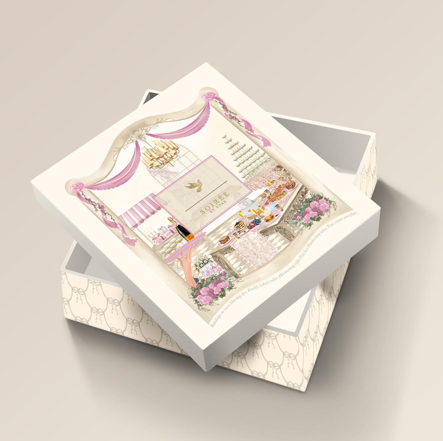 Pastel Peach Fleur Amour Mini Set