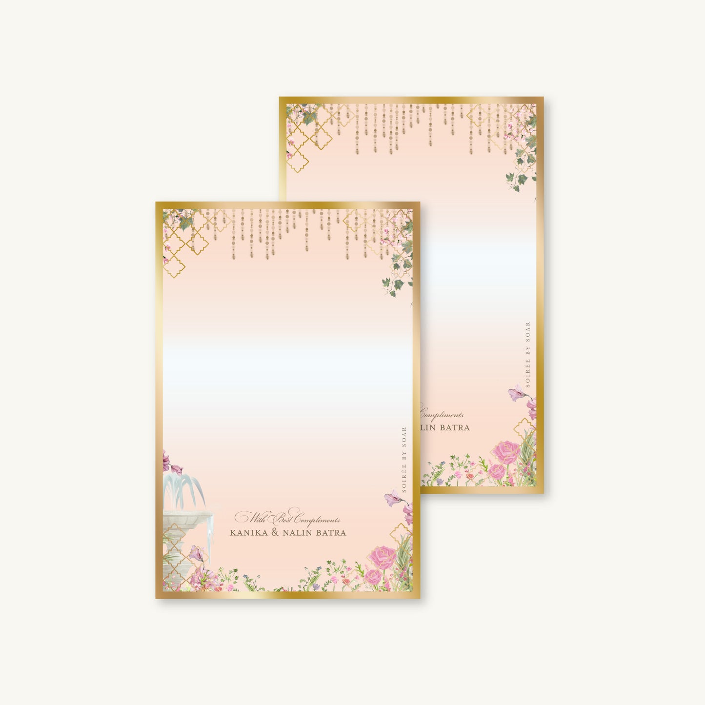 Peach Paradise Note Cards