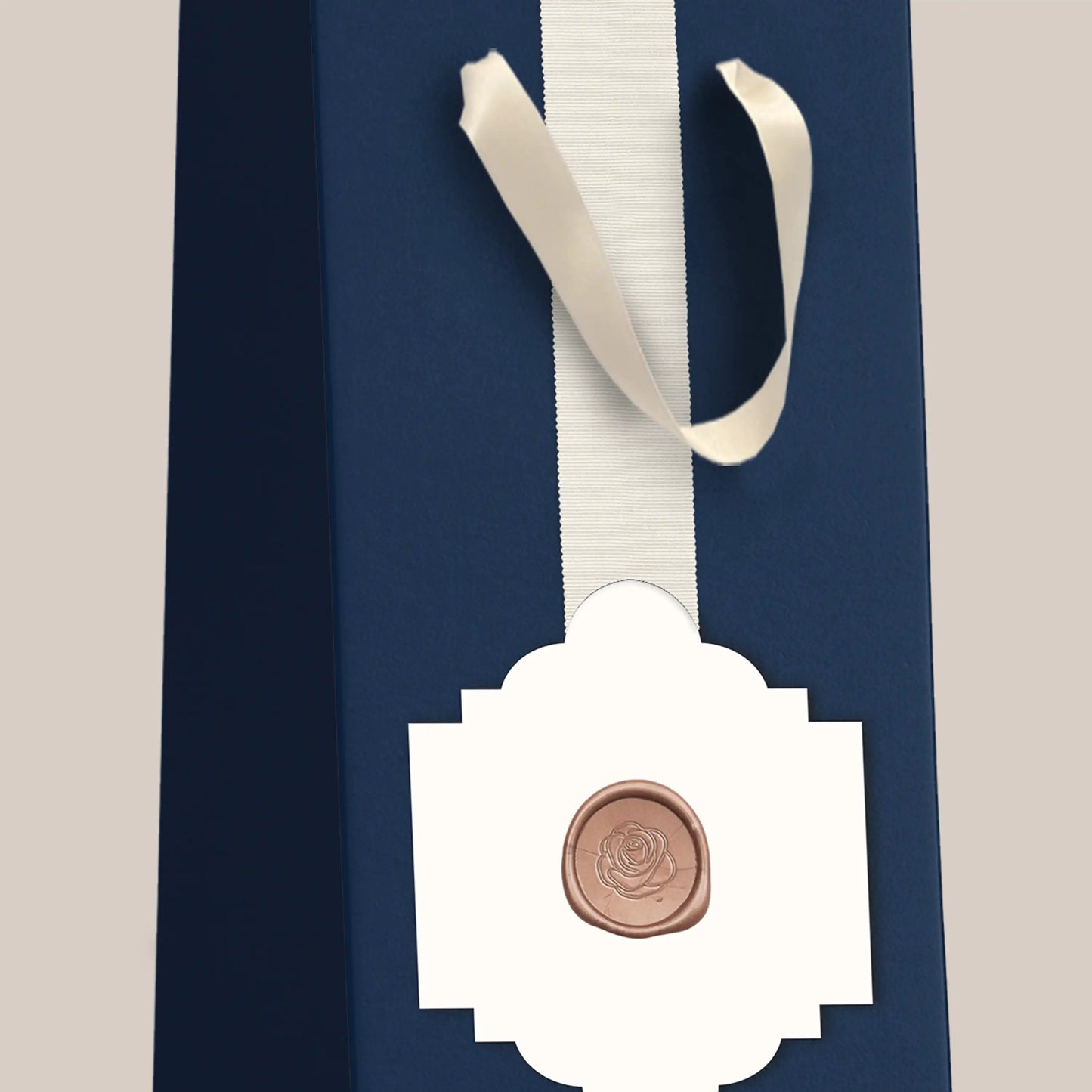 Savoy Navy Blue Bottle Bag