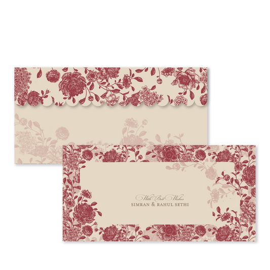 Red Bloom Money Envelopes