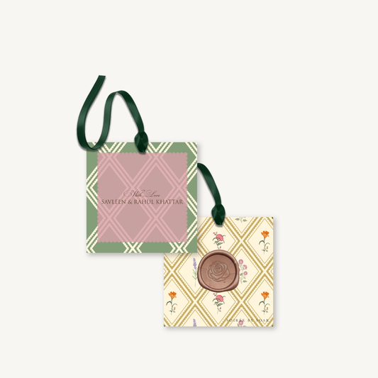 Versailles Green Hanging Gift Tag