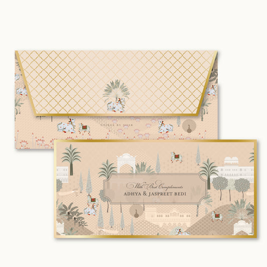 Beige Mirah Money Envelopes