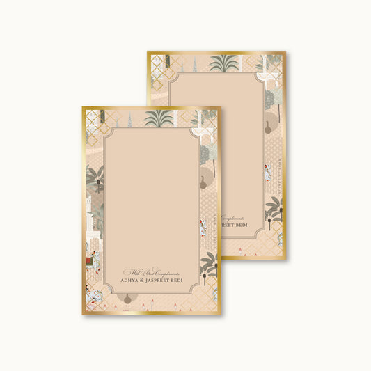 Beige Mirah Note Cards