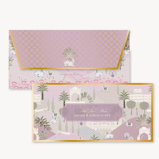 Mauve Mirah Money Envelopes