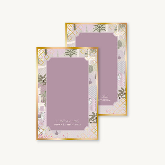 Mauve Mirah Note Cards