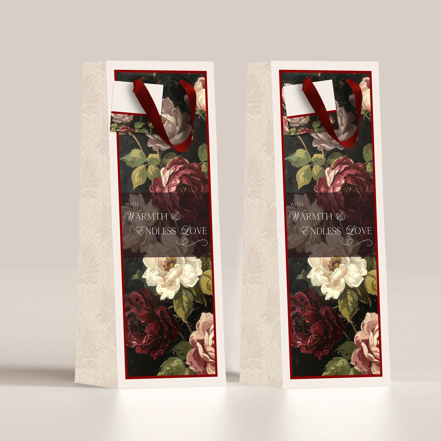 Noir Rose Bottle Bag
