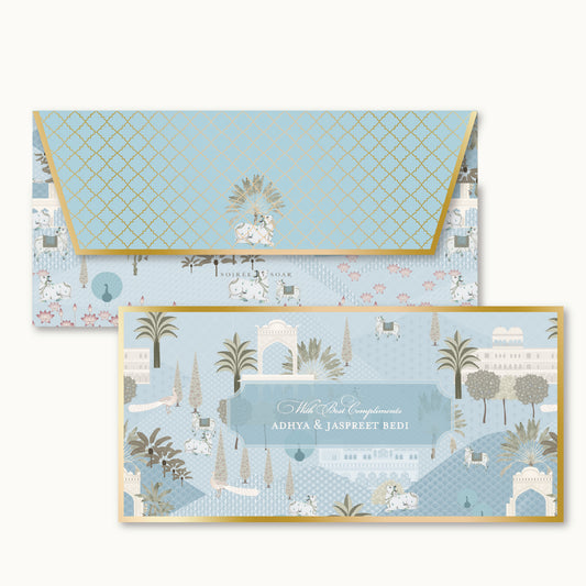 Pale Blue Mirah Money Envelopes