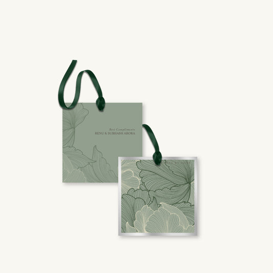 Mint Green Sauvage Hanging Gift Tag
