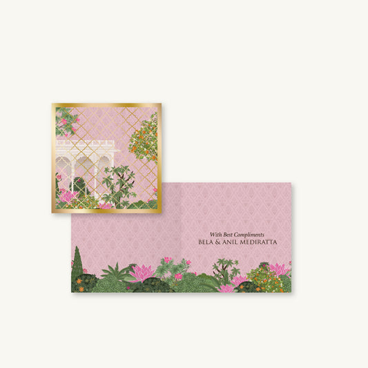 Pink Spring Folded Gift Cards