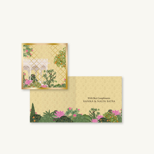 Butter Yellow Spring Folded Gift Cards