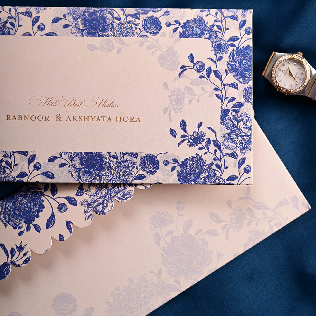 Blue Bloom Money Envelopes