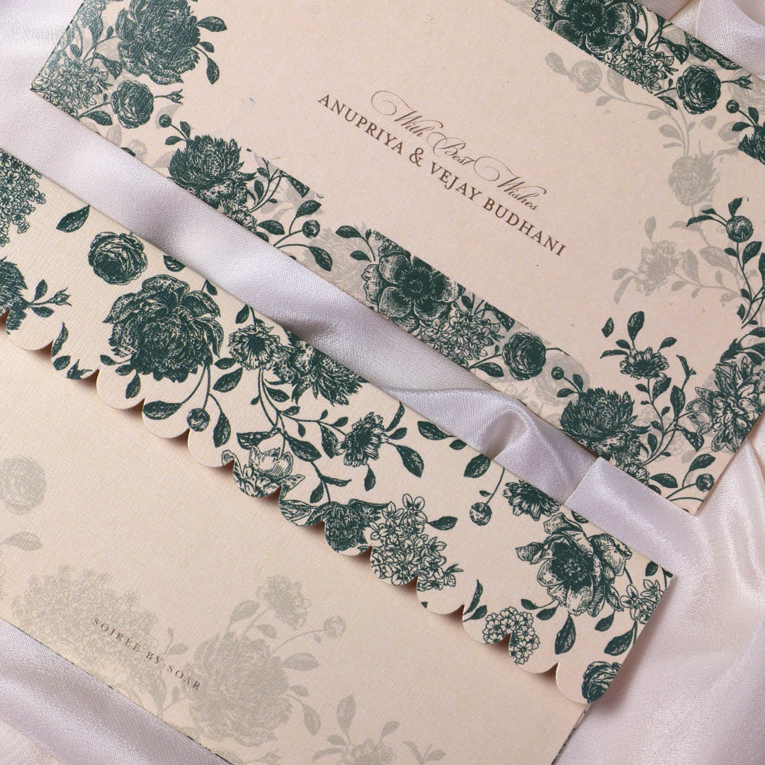 Green Bloom Money Envelopes