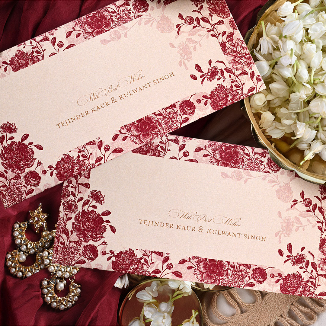 Red Bloom Money Envelopes