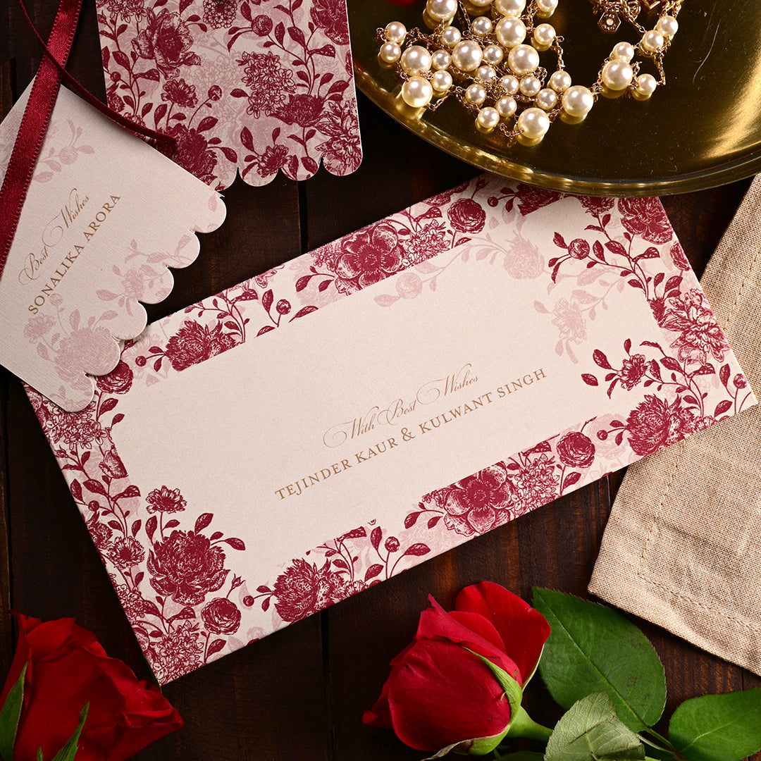 Red Bloom Money Envelopes