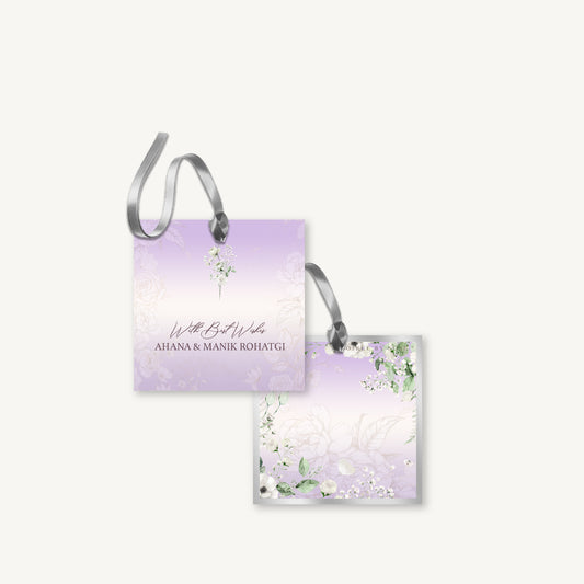 Lilac Bouquet Hanging Gift Tag