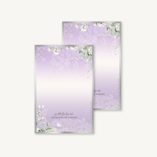 Lilac Bouquet Note Cards