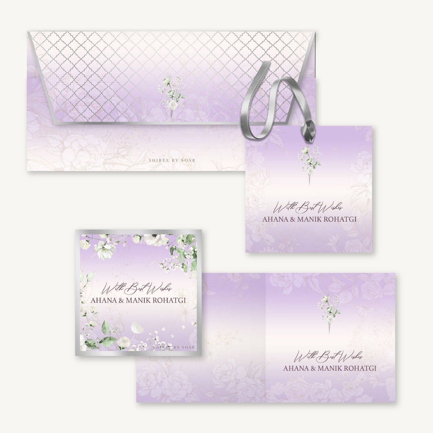 Lilac Bouquet Signature Set