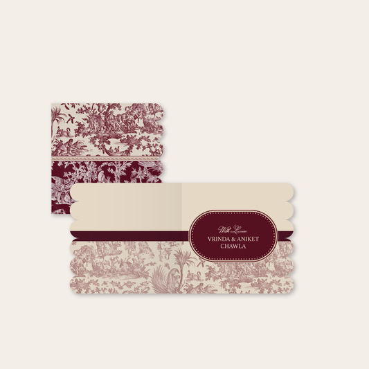 Coco Merlot Folded Gift Cards