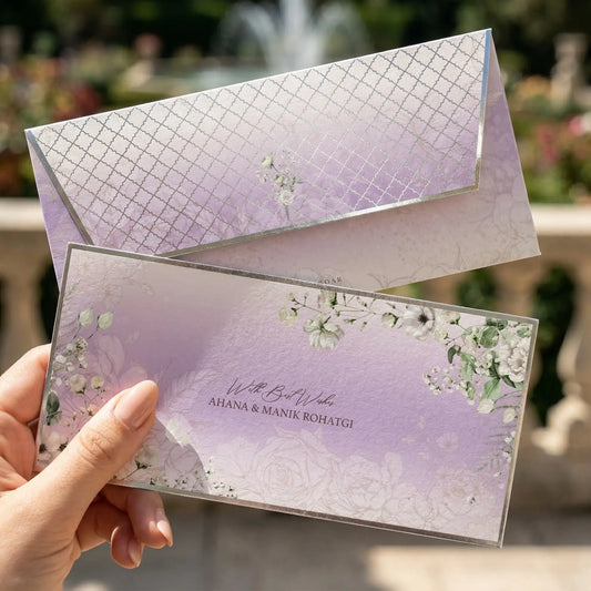 Lilac Bouquet Money Envelopes