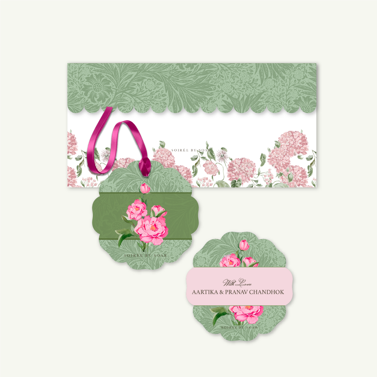 Mint Green Fleur Amour Mini Set
