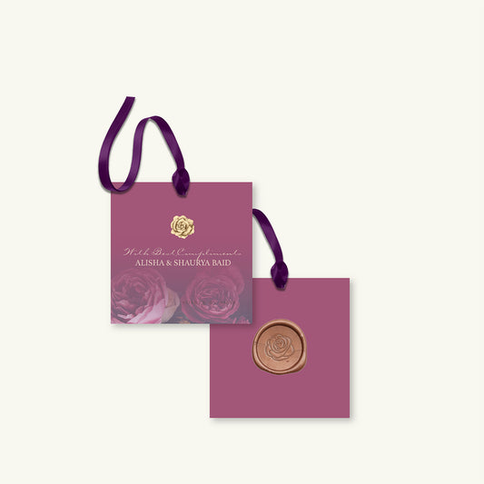 La Vie En Rose Pink Hanging Gift Tag