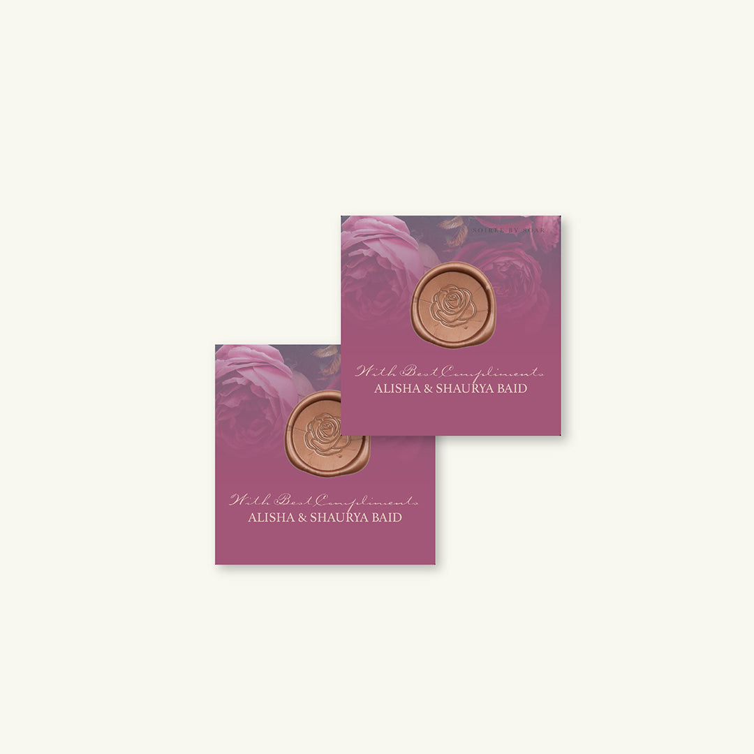 La Vie En Rose Pink Single Sided Gift Tag