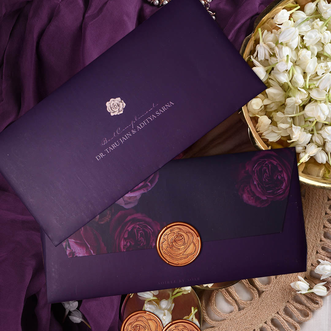 Wine La Vie En Rose Money Envelopes