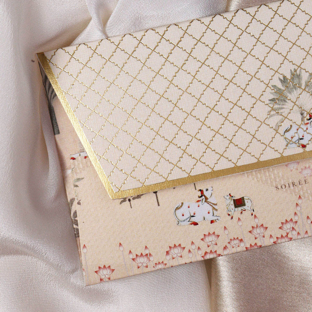 Beige Mirah Money Envelopes
