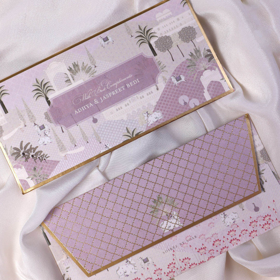 Mauve Mirah Money Envelopes