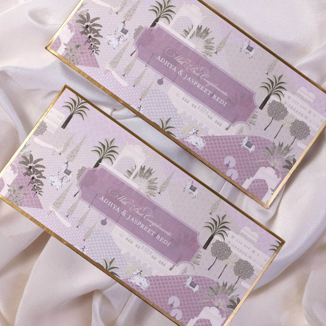 Mauve Mirah Money Envelopes