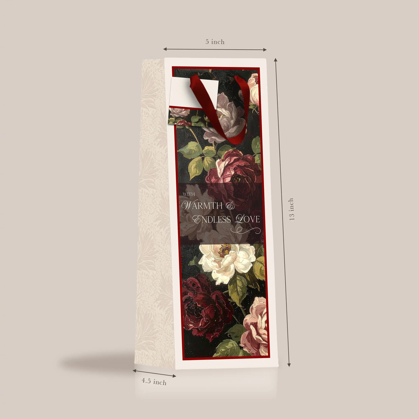 Noir Rose Bottle Bag