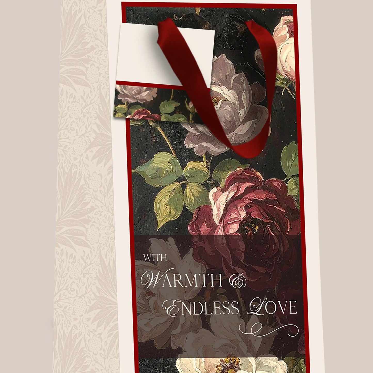 Noir Rose Bottle Bag
