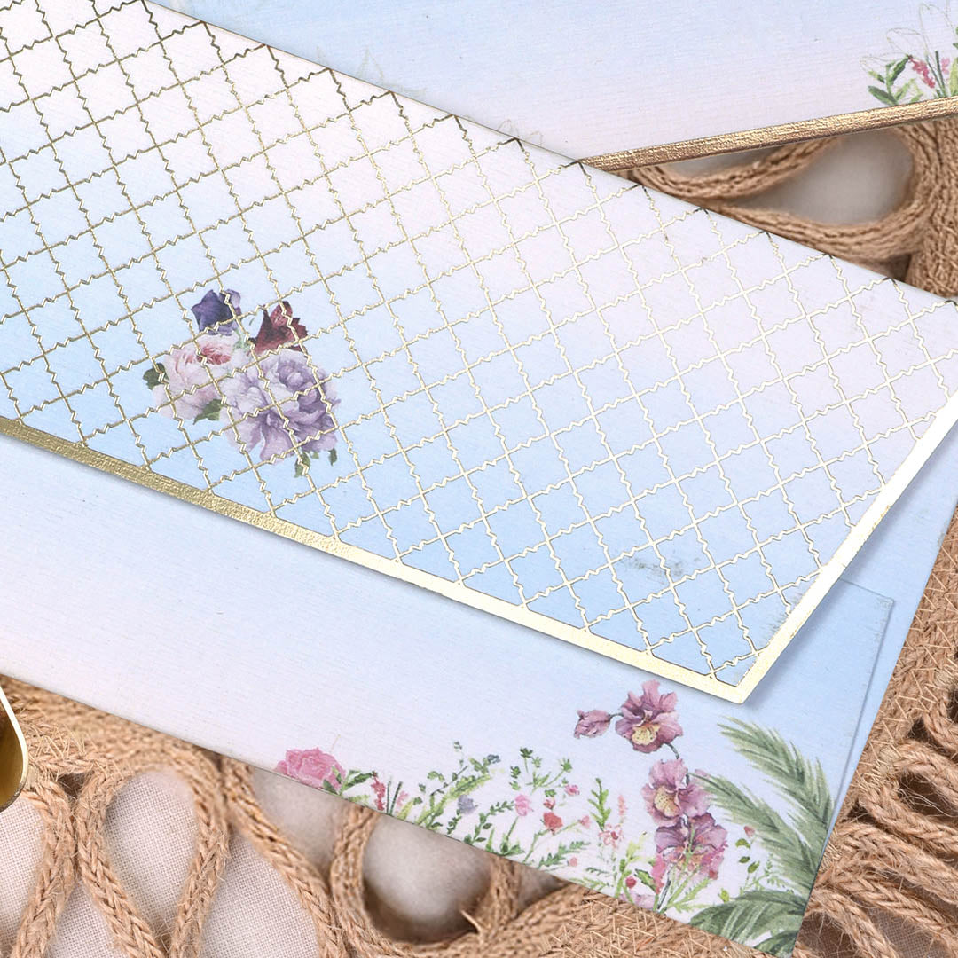 Sky Blue Paradise Money Envelopes