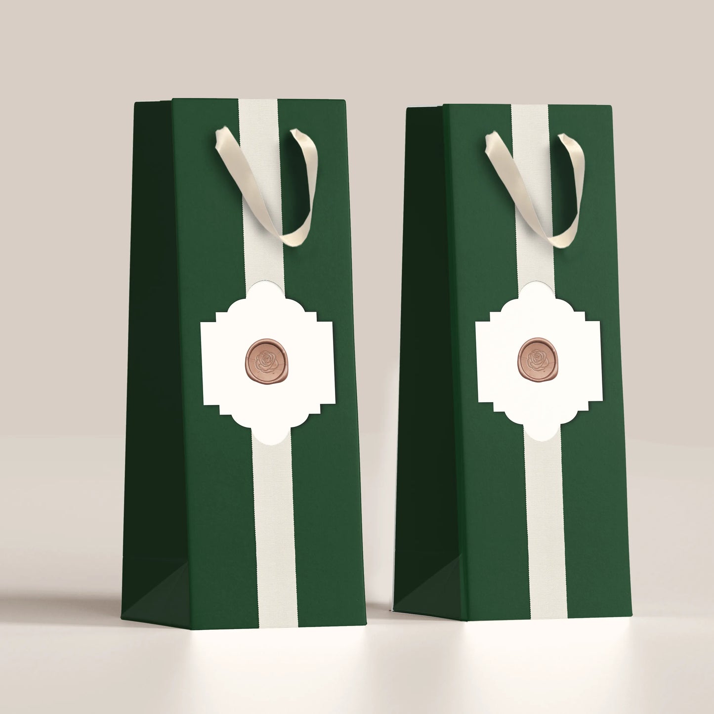Savoy Deep Green Bottle Bag