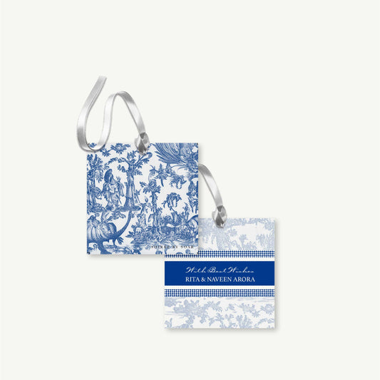 Blue Serena Hanging Gift Tags